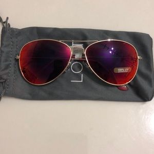 Pink mirrored Ann Taylor sunglasses